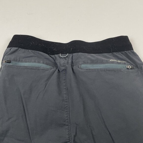 Eddie Bauer Travex Pull On Pants Men’s S Gray Jogger Elastic Waist Ankle Cinch - Picture 9 of 9